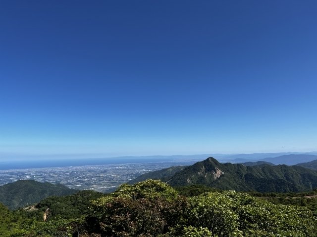 御在所岳の景観