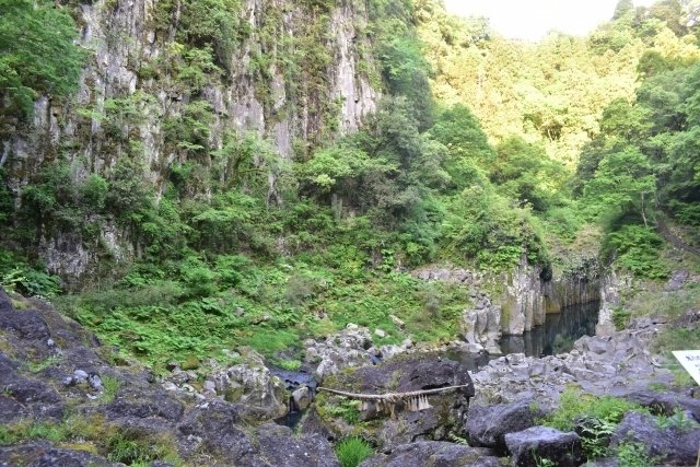 高千穂峡の景色