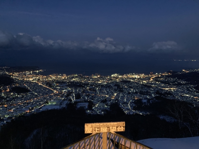 小樽市の夜景写真