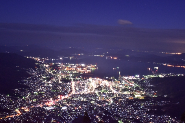 灰ヶ峰の夜景