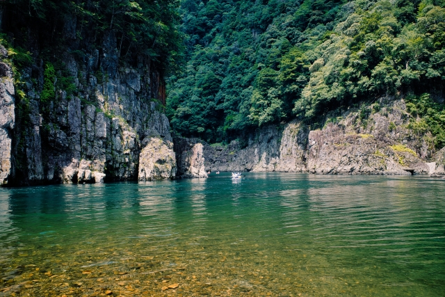 瀞峡奈良県十津川村瀞峡の風景