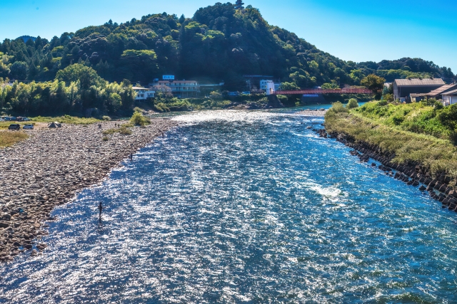 清流長良川の風景