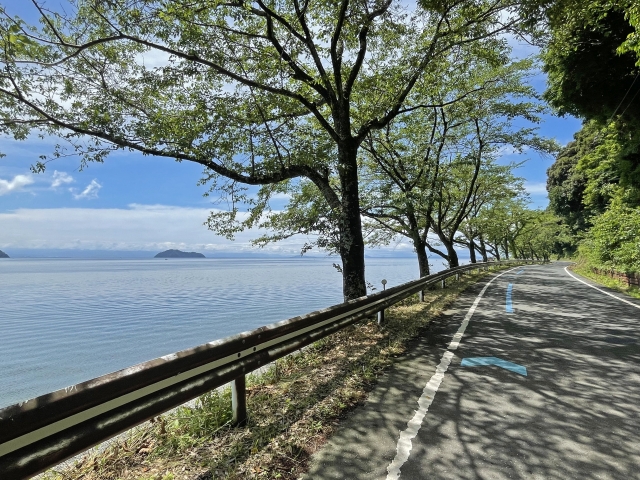 平坦コースのイメージ写真琵琶湖