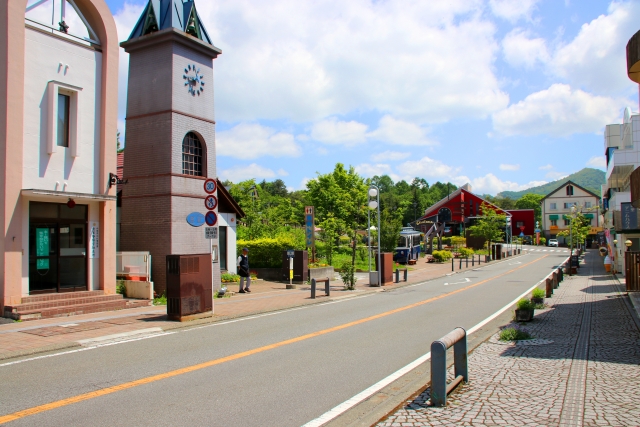 清里駅周辺の風景