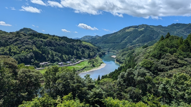 五ヶ瀬川の風景