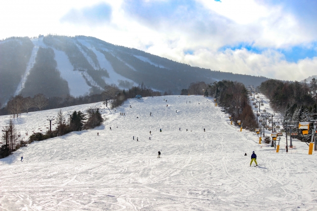 安比高原スキー場の風景