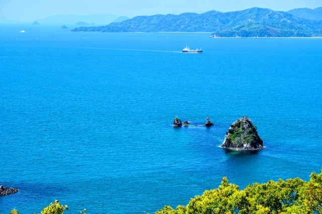 Sea view from Kashima, Matsuyama, Ehime