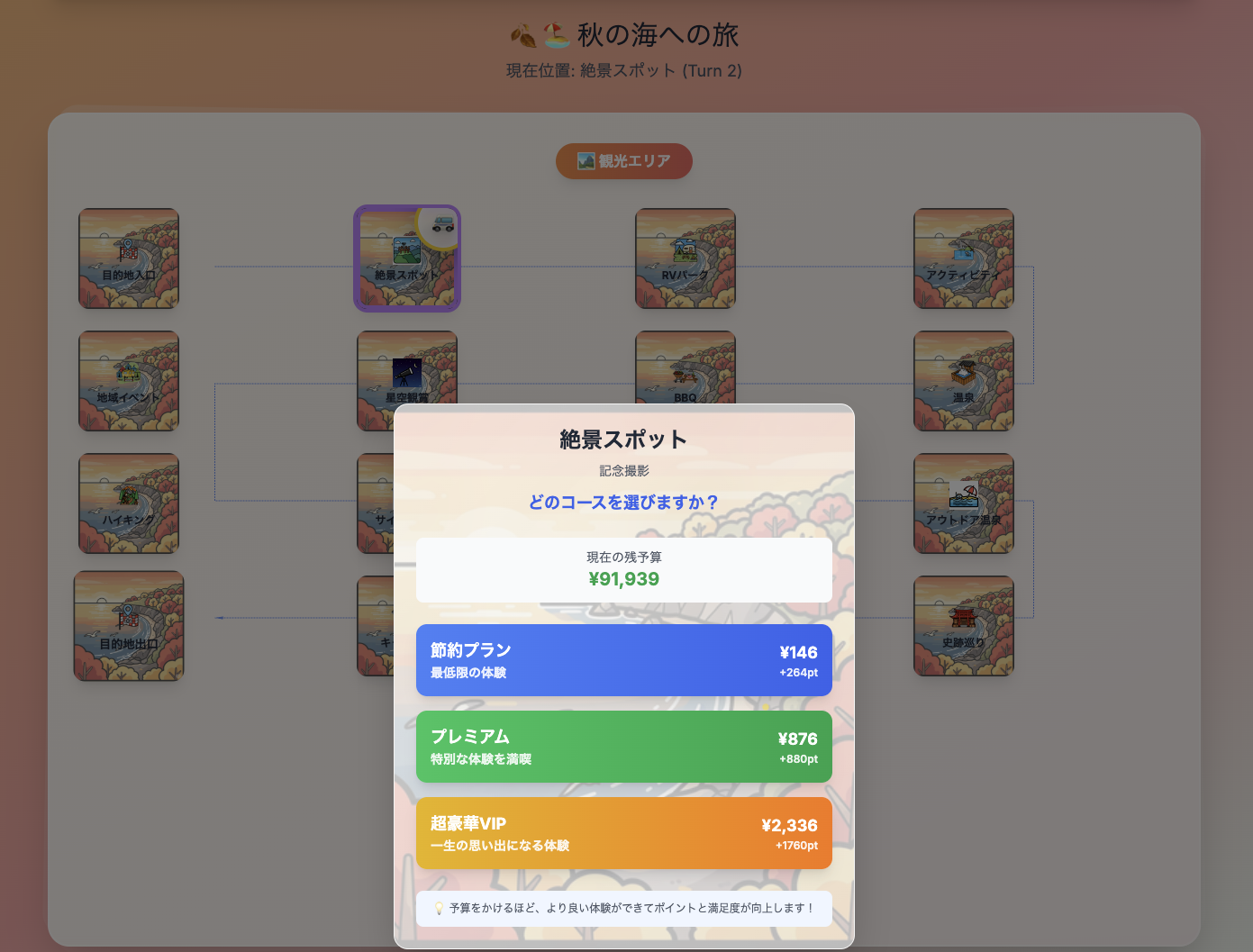 イベント画面