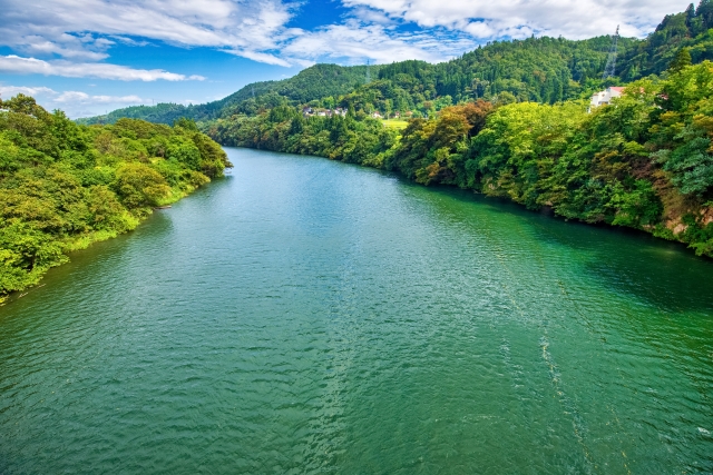 Mogami River Iogawa Gorge
