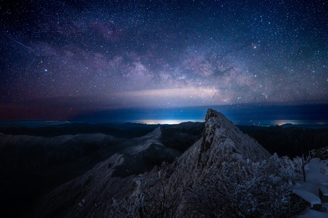 Milky Way from Mt. Ishizuchi Summit