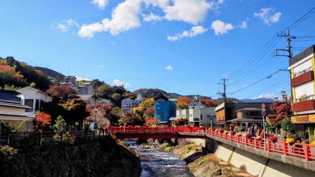 Autumn foliage at Shuzenji