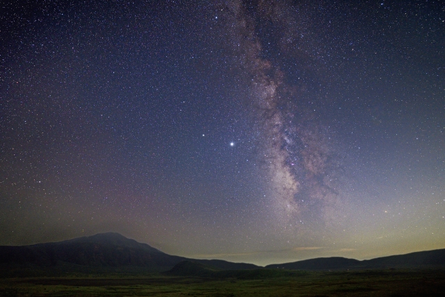 Kusasenri and Milky Way