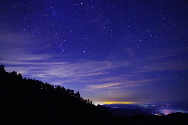 大台ケ原山満天の星空