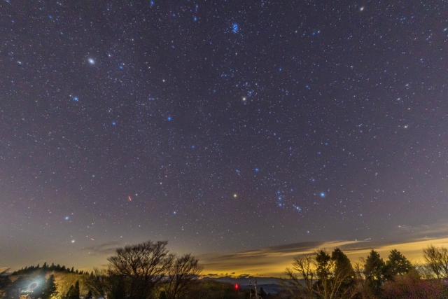 茶臼山からの星空