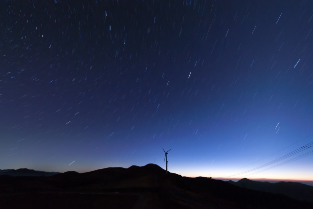 Starry sky at Shikoku Karst
