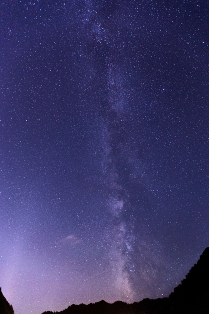 定山渓の天の川