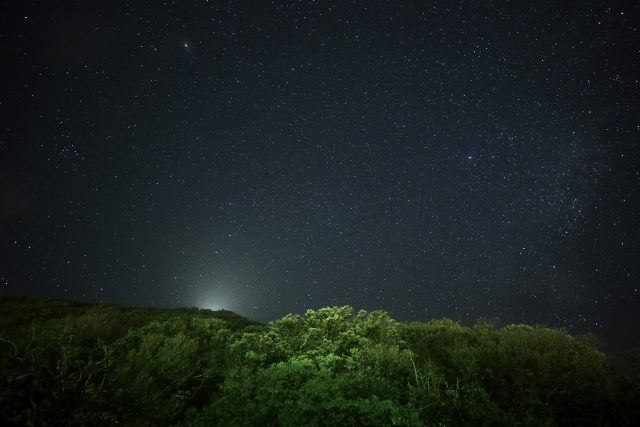 Starry sky from Cape Muroto