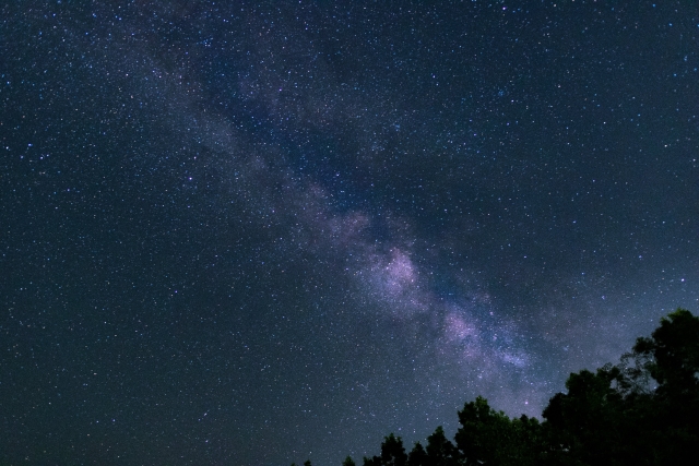 Milky Way seen from Hoshino Village