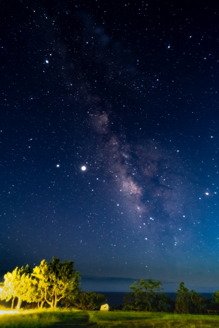 Starry sky from Cape Shionomisaki