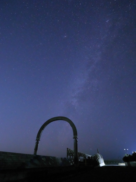 Night sky at Tottori Sand Dunes